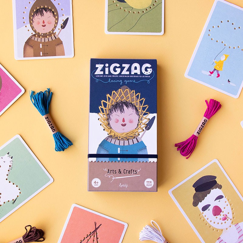 Activité de broderie ZIG ZAG - Londji