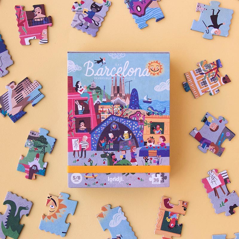 Puzzle Nuit et Jour Barcelone - Londji