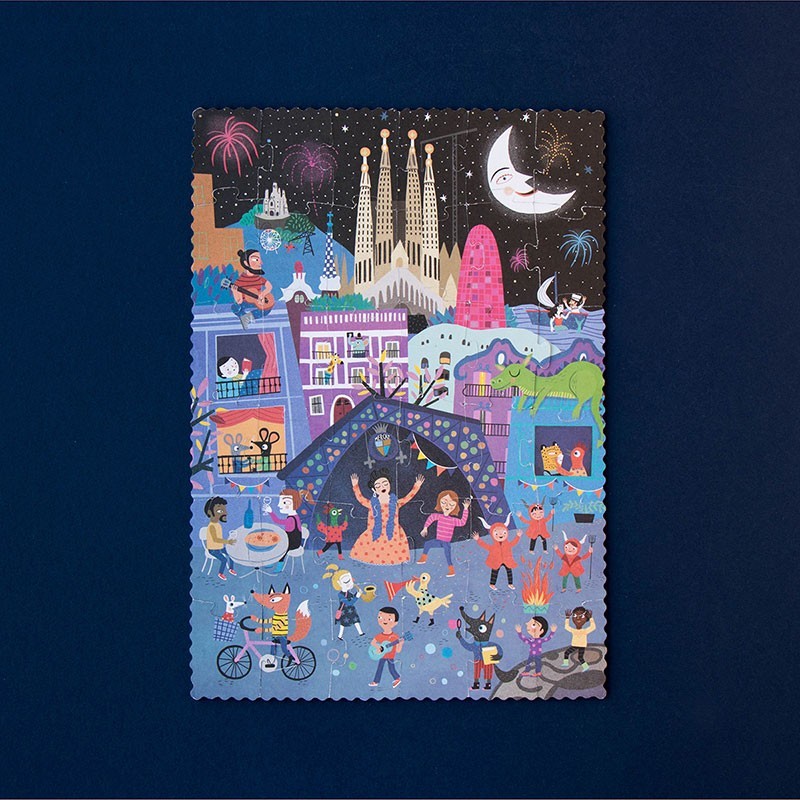 Puzzle Night and Day Barcelona - Londji