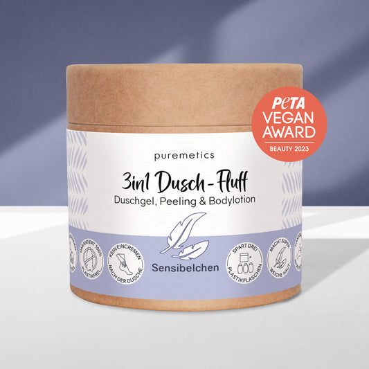 Puremetics 3 in 1 Dusch - Fluff 'Sensibelchen' | 250g
