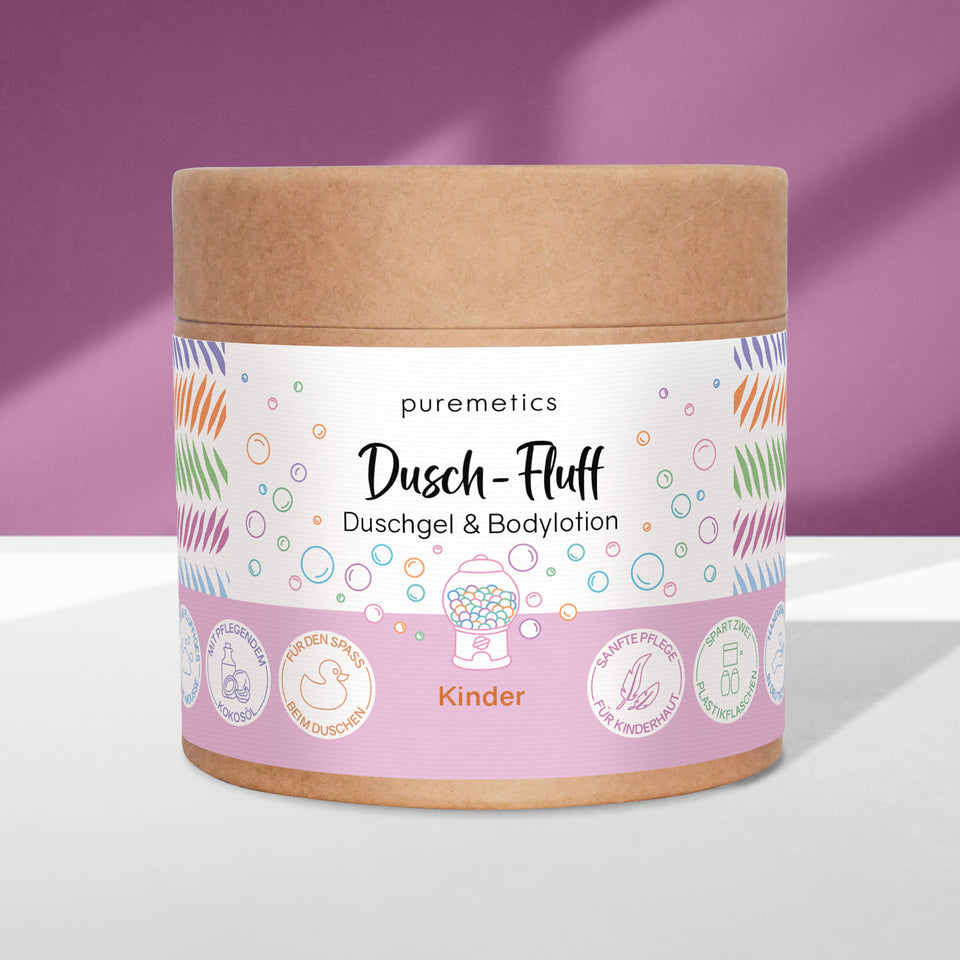 Puremetics Dusch-Fluff 'Kinder' | 200g