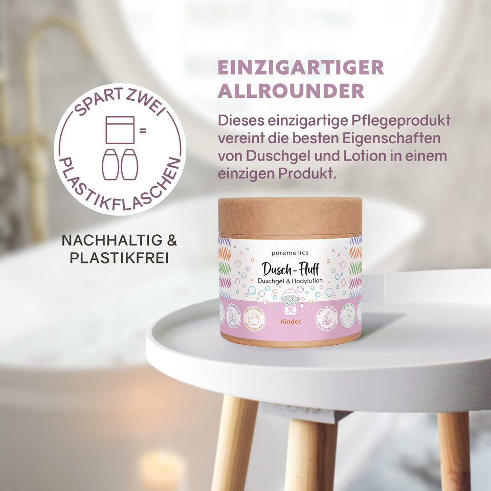 Puremetics Dusch-Fluff 'Kinder' | 200g