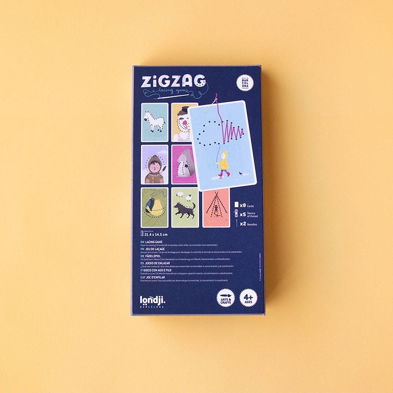 Activité de broderie ZIG ZAG - Londji