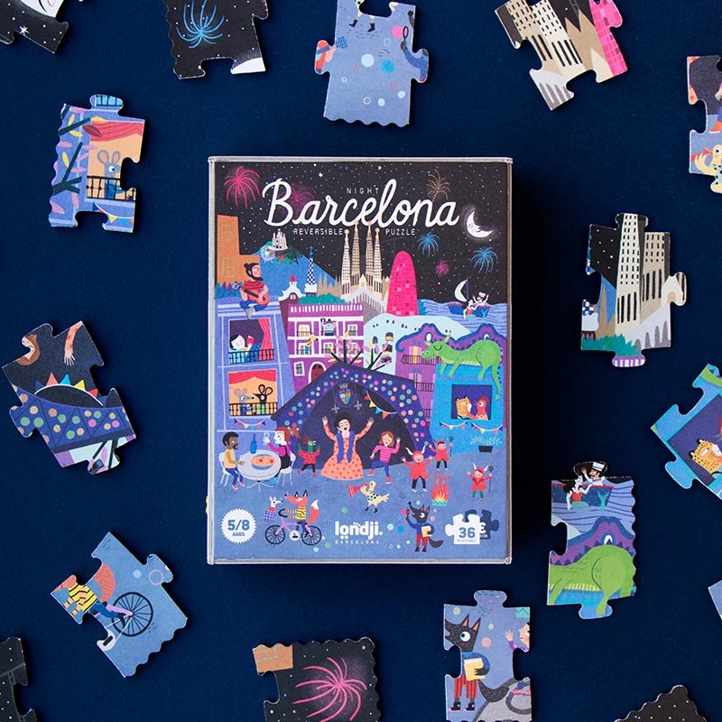 Puzzle Night and Day Barcelona - Londji