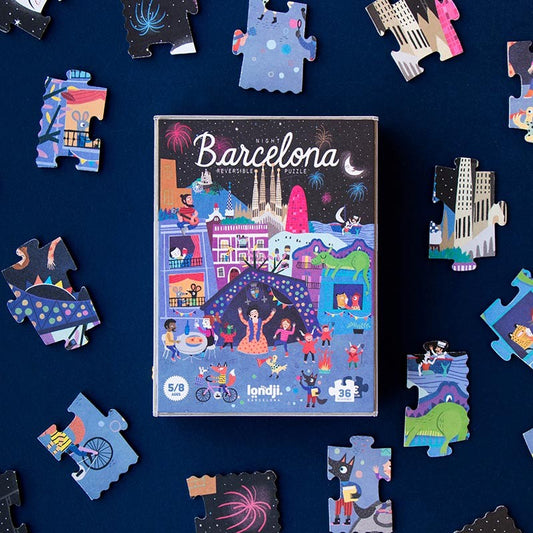 Puzzle Night and Day Barcelona - Londji