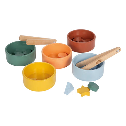 Montessori Sortierspiel mit Zange